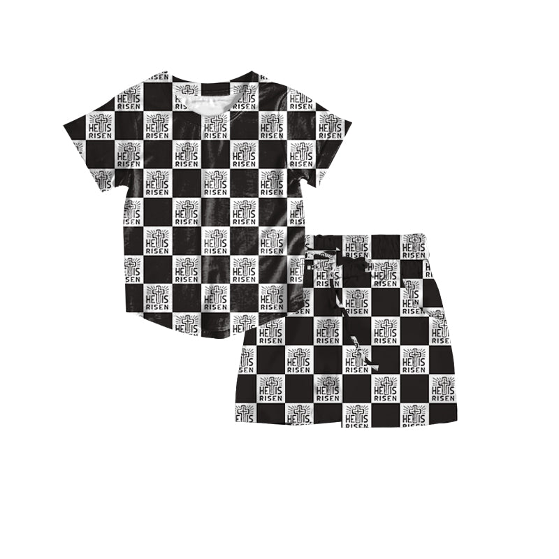EASTER | He Is Risen | Pocket Short Set