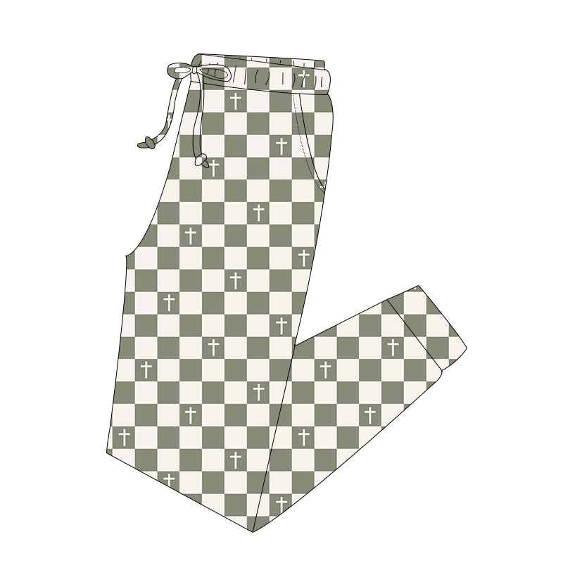 EASTER | Sage Checks - Women's Jogger