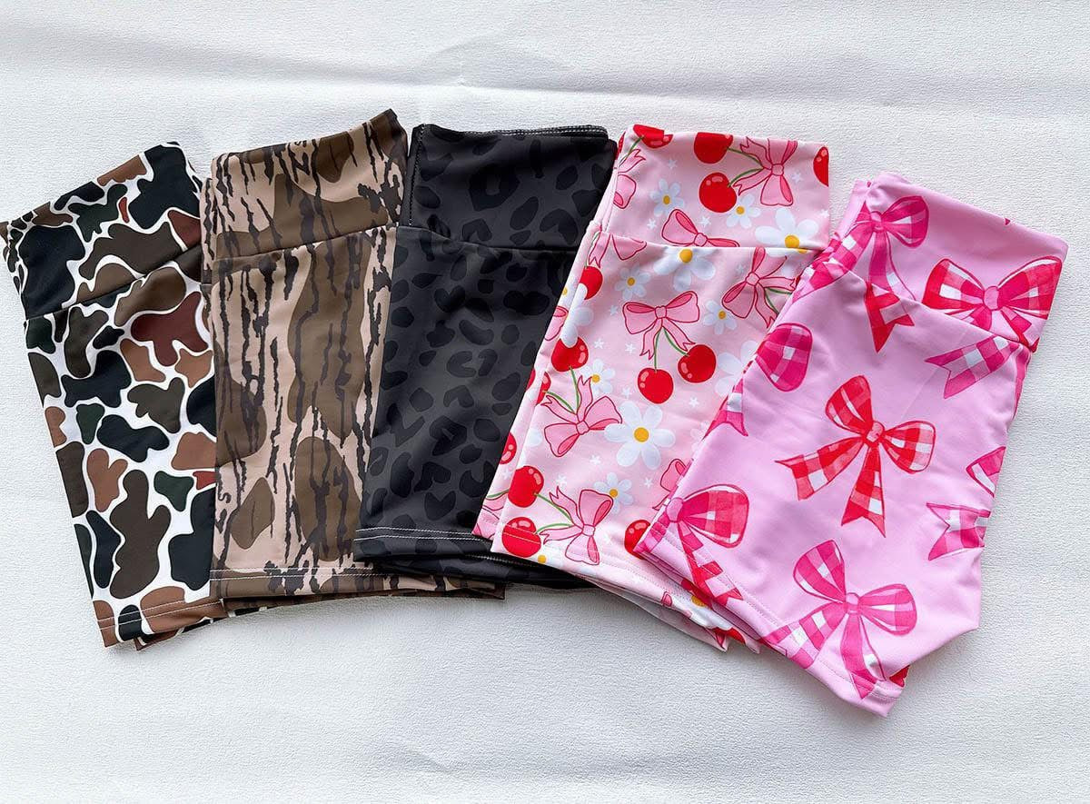 GIRL’S SPORTY YOGA BIKER SHORTS — ETA 2/3 WEEKS FROM EVERY FRIDAY