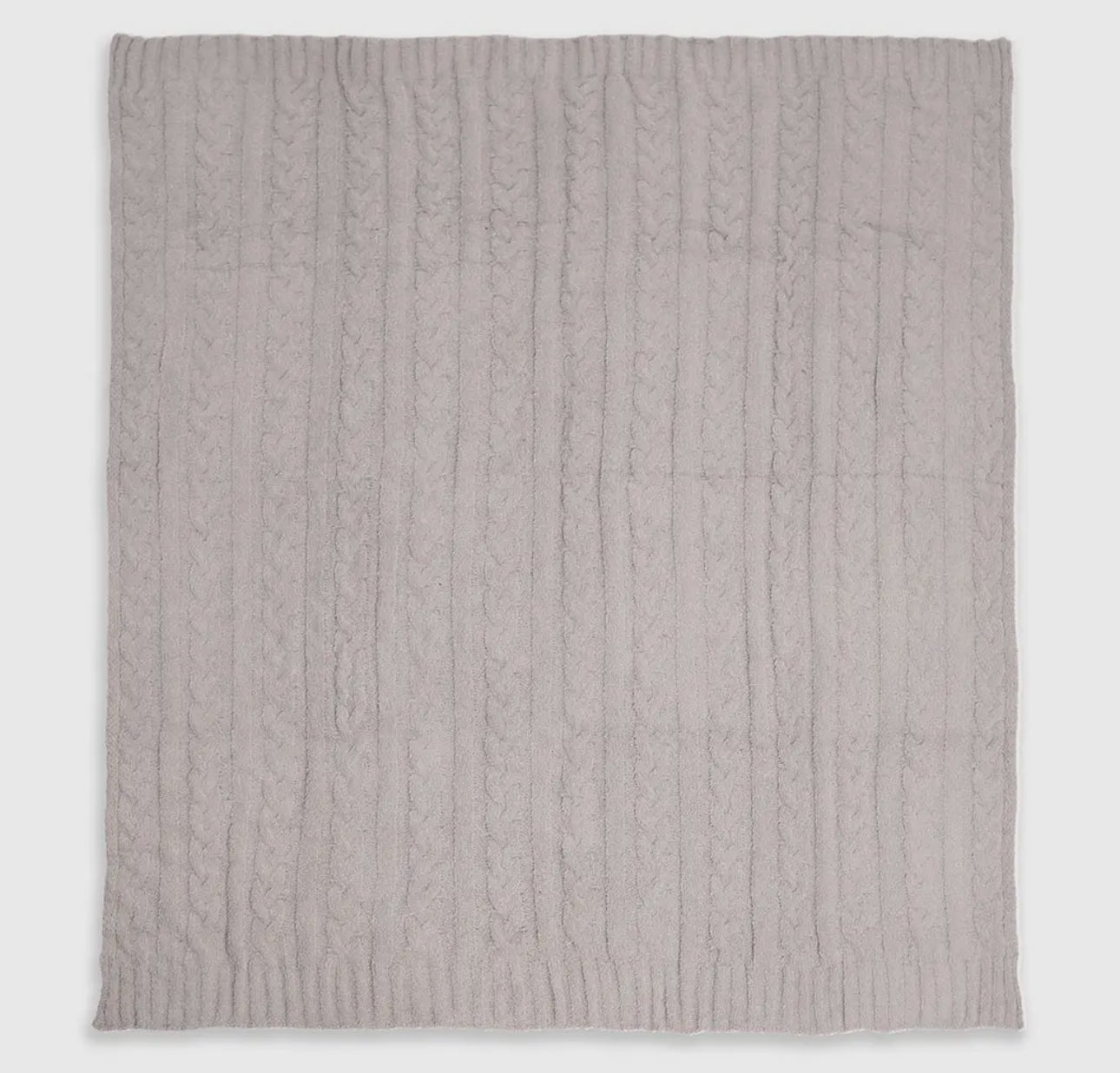 Braided Cable Knit Blanket