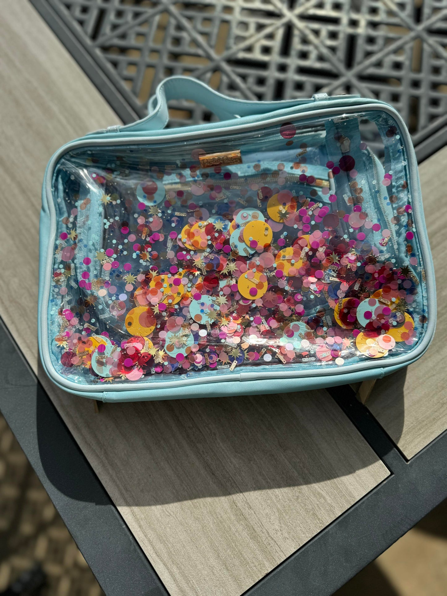 Celebrate Confetti Traveler Make up and Cosmetic Bag