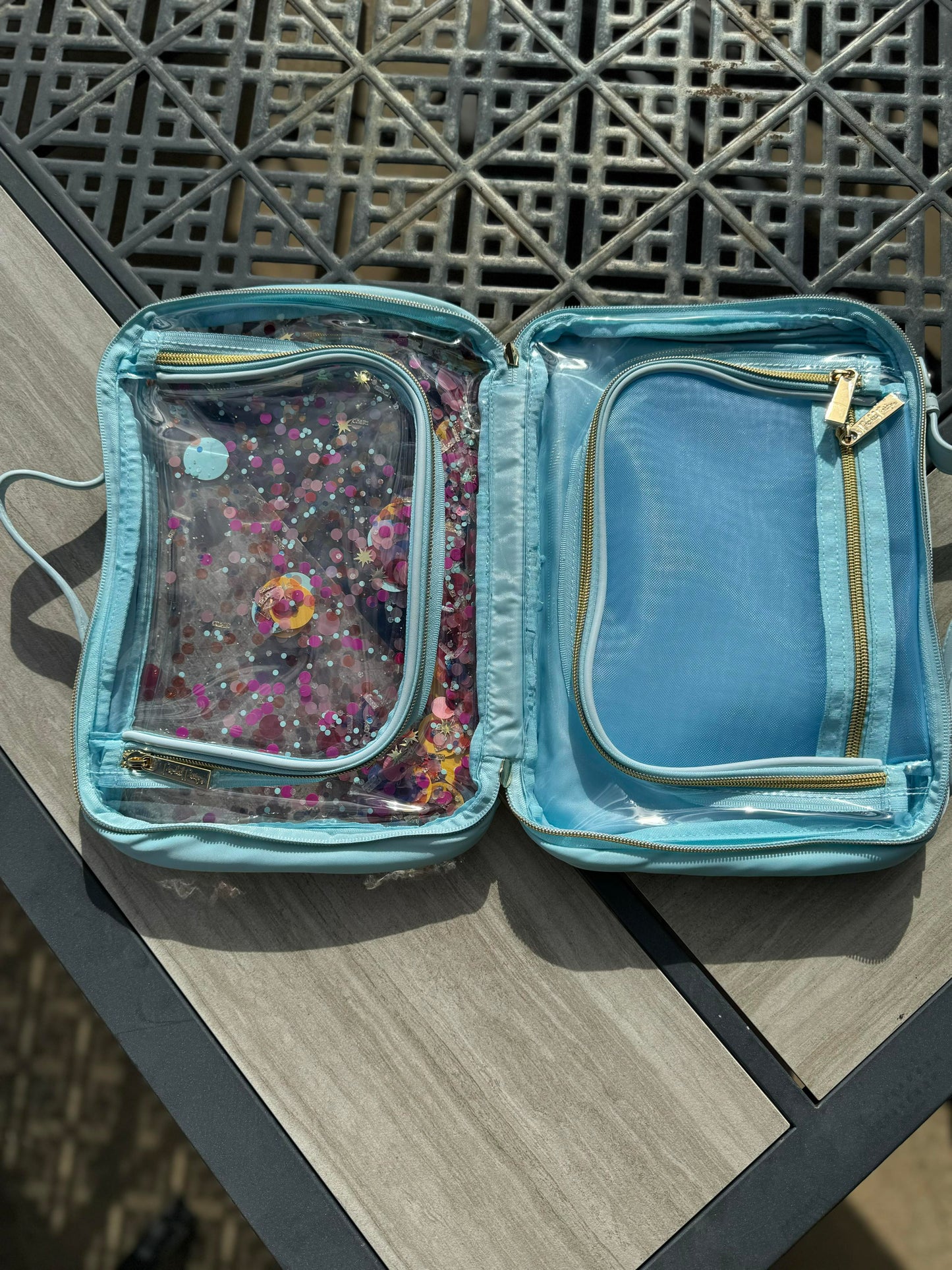 Celebrate Confetti Traveler Make up and Cosmetic Bag