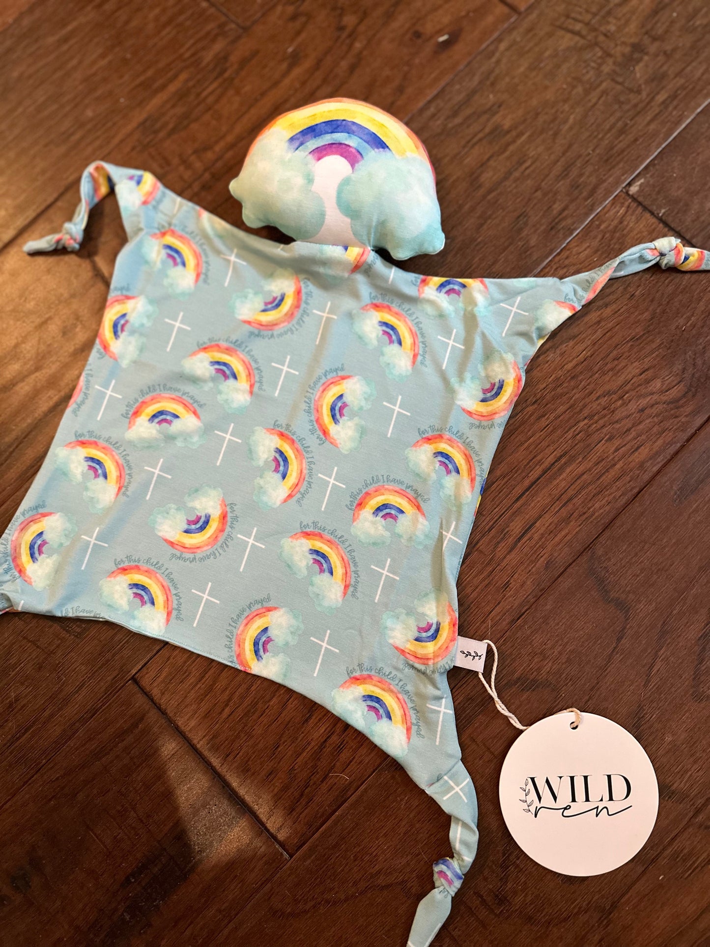 FOR THIS CHILD | Bamboo Rainbow Lovey